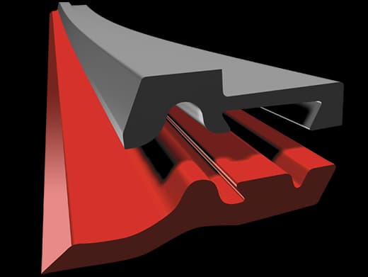 Telescopic steel cover & apron cover wipers