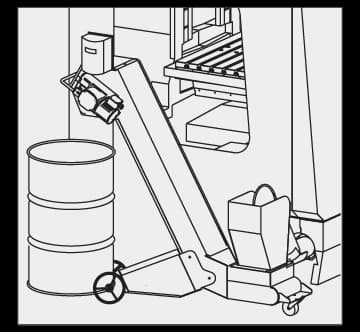 Mobile chip conveyors